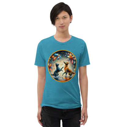 Chromatic Raindance - Petal Paws - Tri-Blend Tee