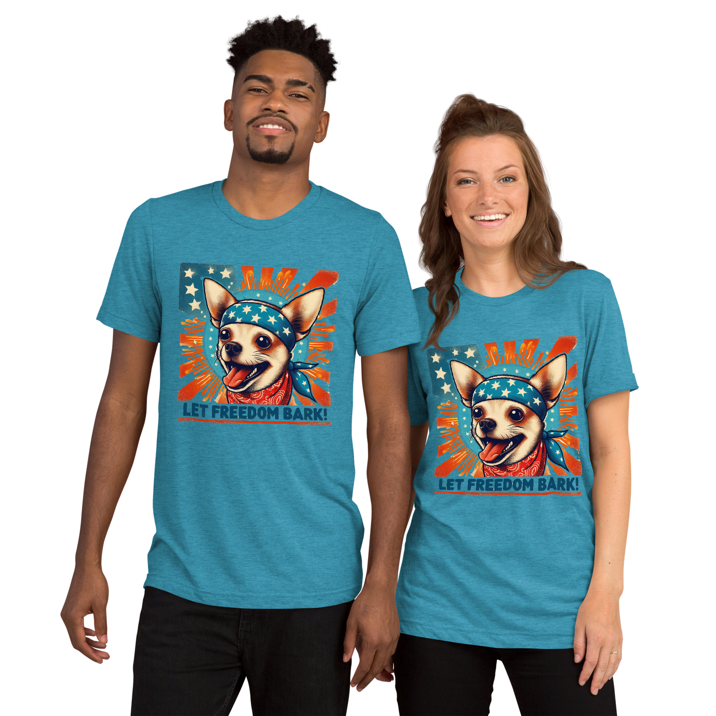 Freedom Chihuahua -Tri-Blend Tee