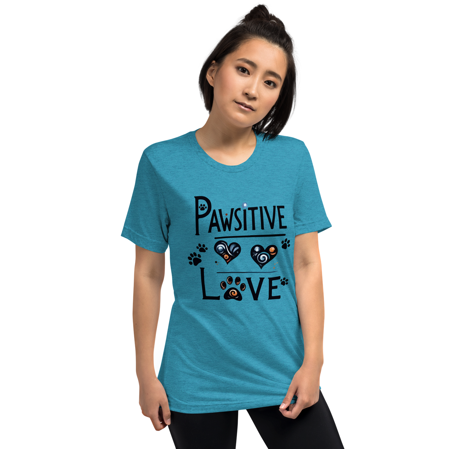 Pawsitive Love -Tri-Blend Tee