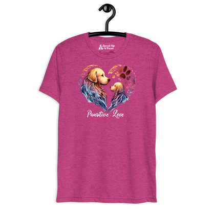 Golden Bond - Pawsitive Love - Tri-Blend Tee