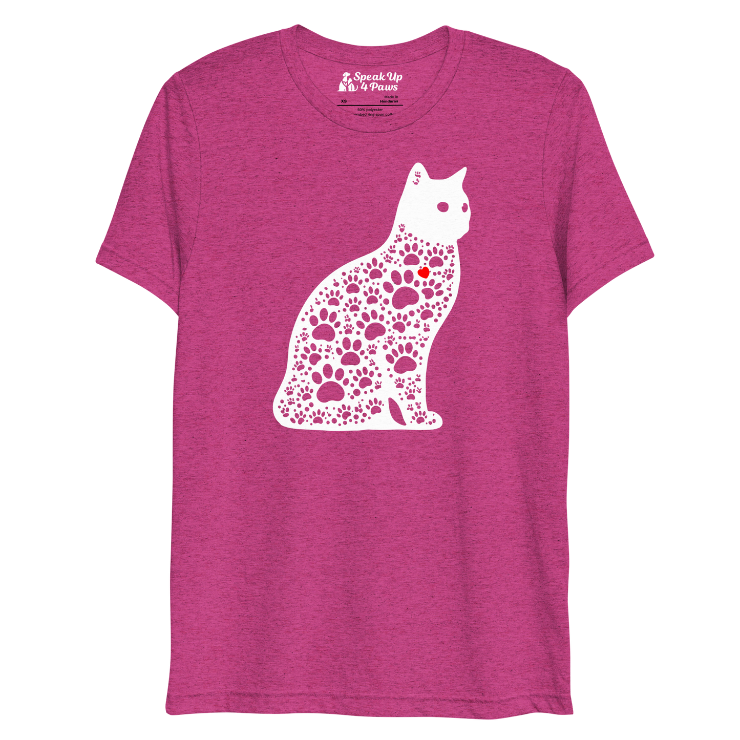 Paws in Harmony - Cat - Tri-Blend Tee