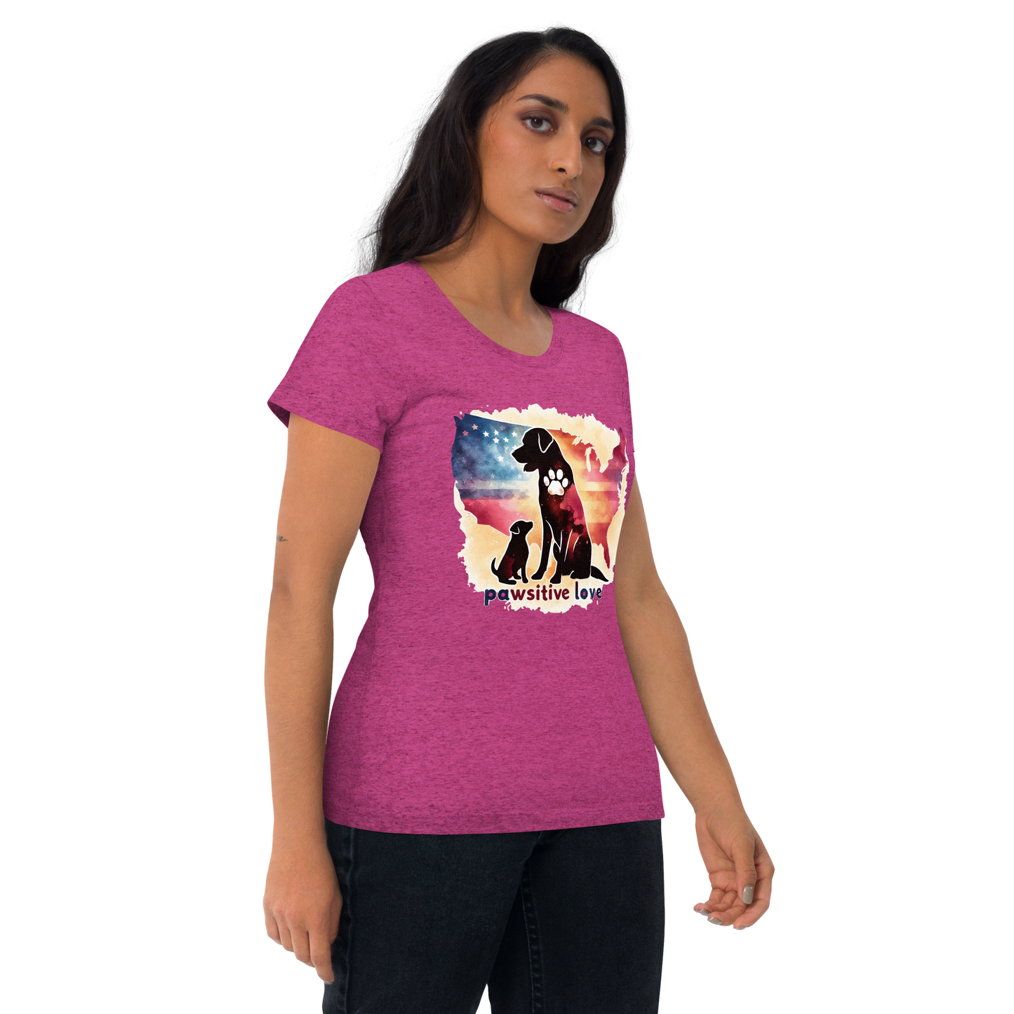 Paws Across the Nation -Tri-Blend Tee