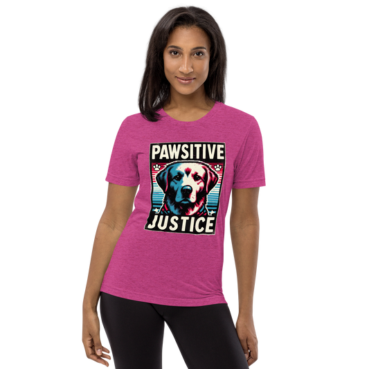 Bark Nirvana - Pawsitive Justice - Tri-Blend Tee