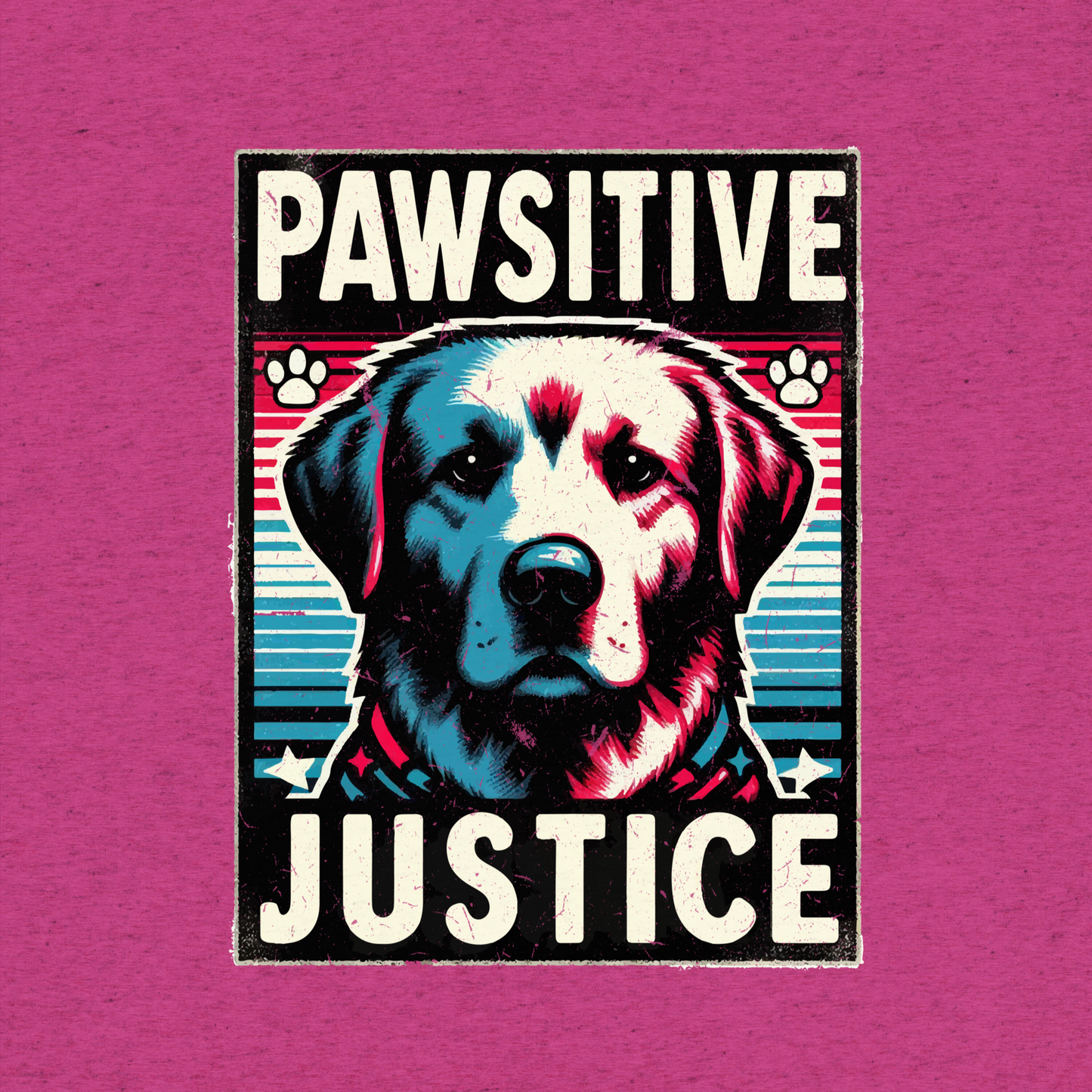 Bark Nirvana - Pawsitive Justice - Tri-Blend Tee