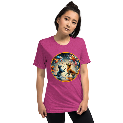 Chromatic Raindance - Petal Paws - Tri-Blend Tee