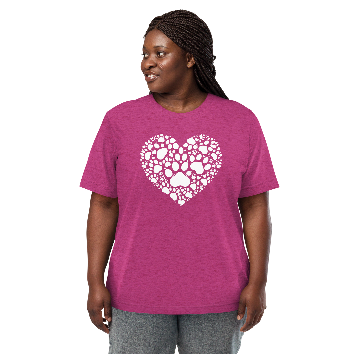 Paws of Compassion - Heart - Tri-Blend Tee