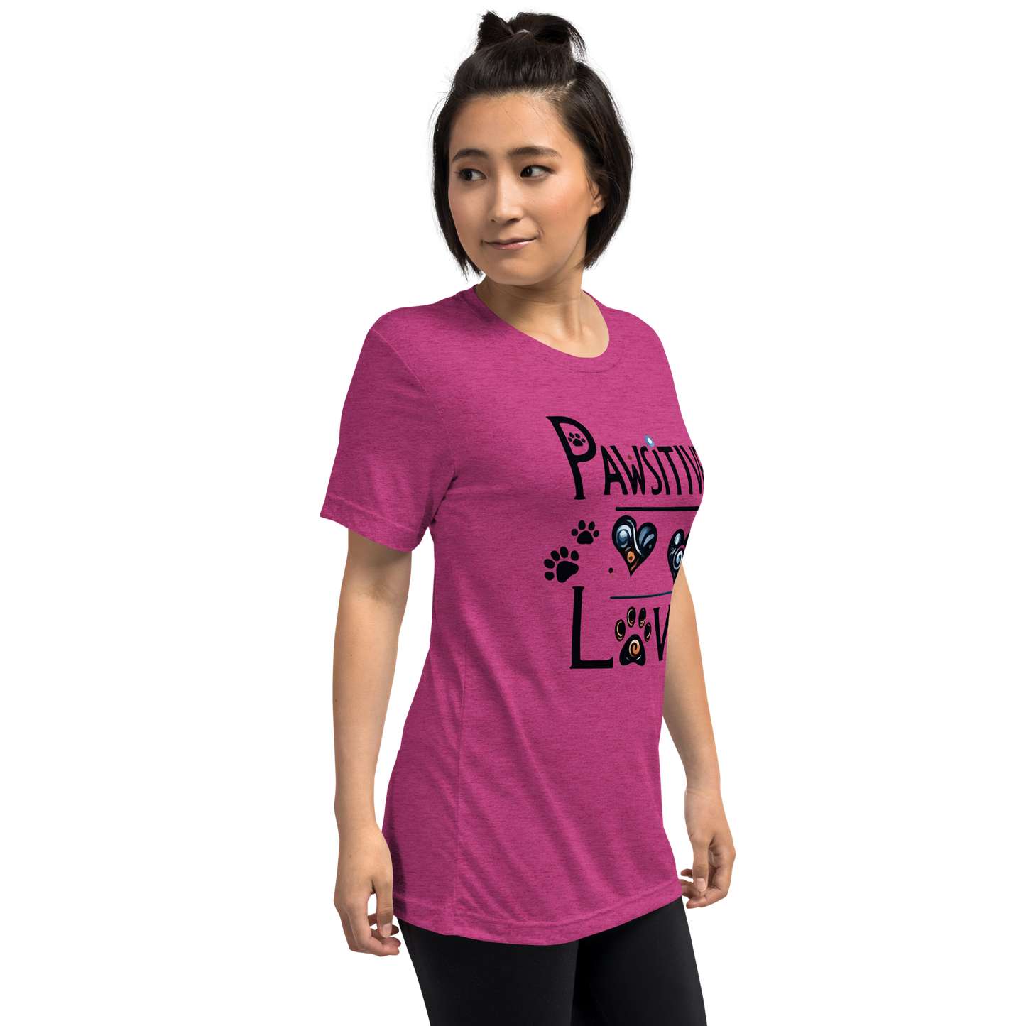 Pawsitive Love -Tri-Blend Tee