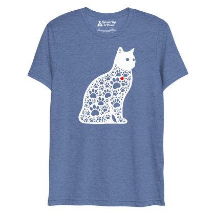 Paws in Harmony - Cat - Tri-Blend Tee