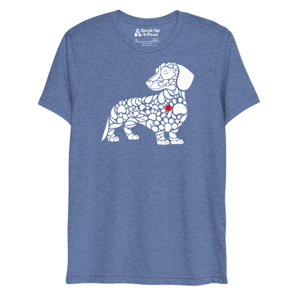 Paws of Devotion - Dachshund - Tri-Blend Tee