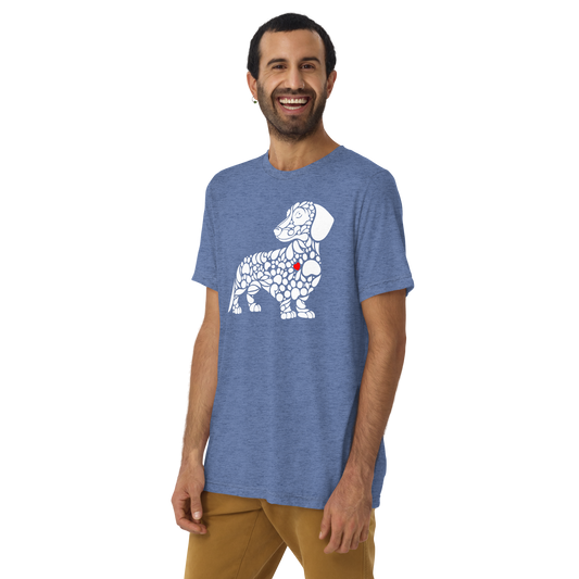 Paws of Devotion - Dachshund - Tri-Blend Tee