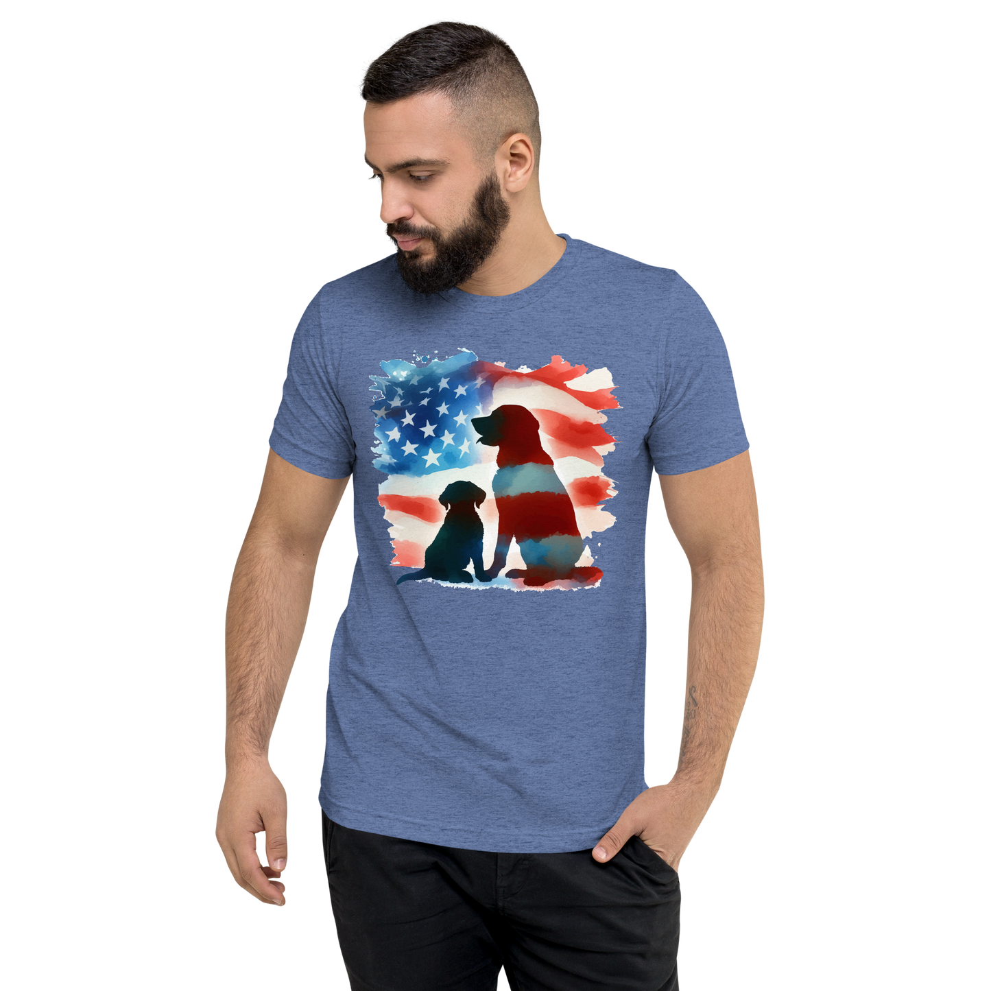 Patriotic Dreams - Men's Tri-Blend Comfort Tee