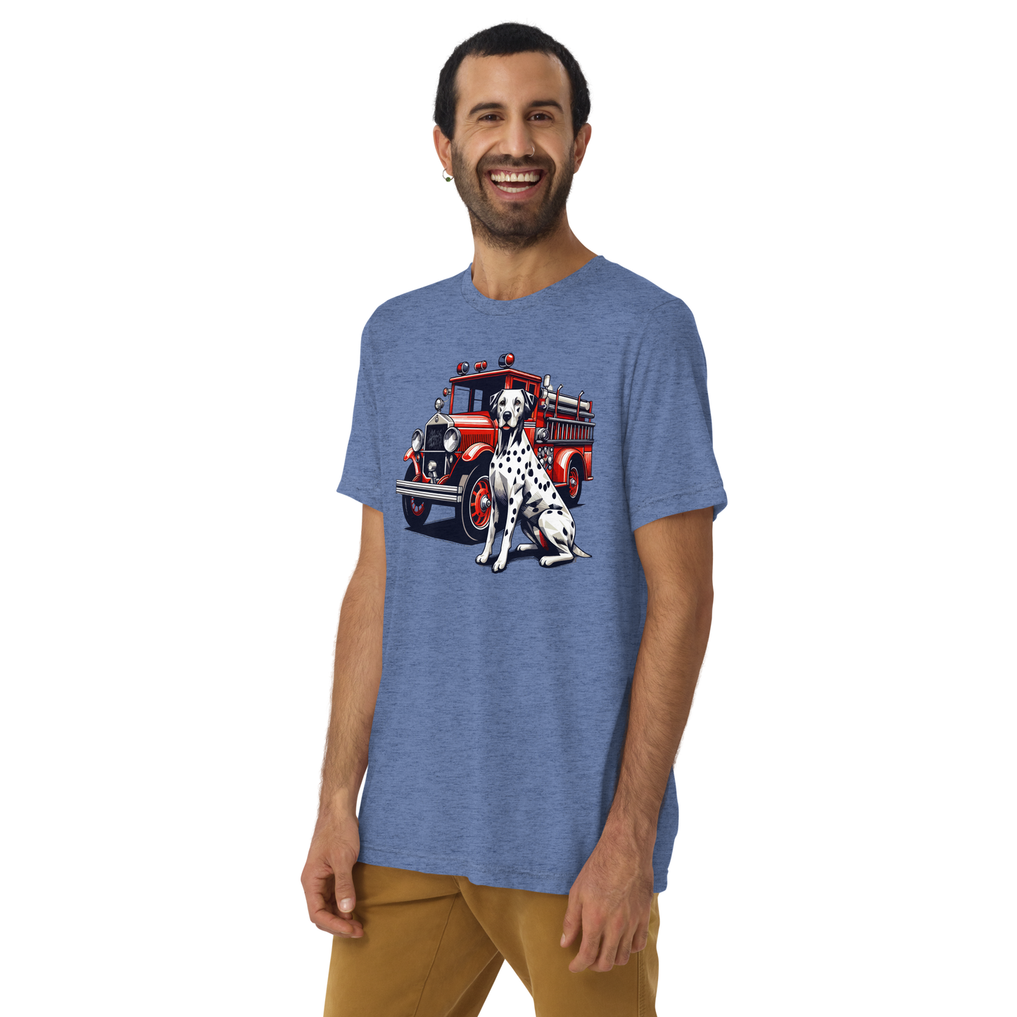 Chromatic Sentinel - Men's Tri-Blend Comfort Tee