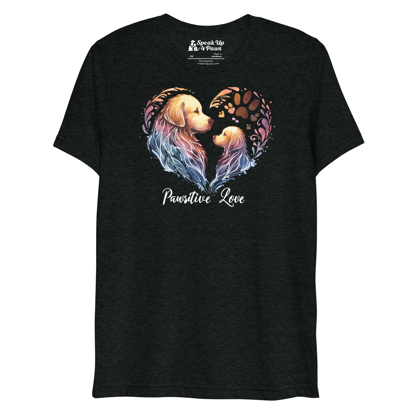 Golden Bond - Pawsitive Love - Tri-Blend Tee