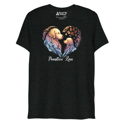 Golden Bond - Pawsitive Love - Tri-Blend Tee