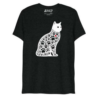 Paws in Harmony - Cat - Tri-Blend Tee