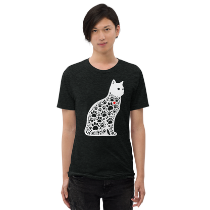 Paws in Harmony - Cat - Tri-Blend Tee