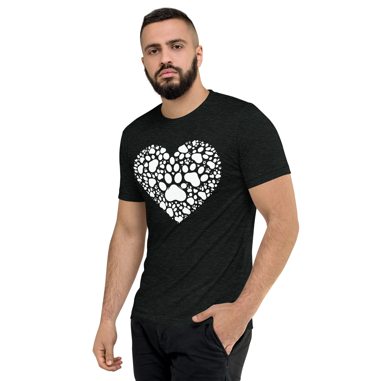 Paws of Compassion - Heart - Tri-Blend Tee