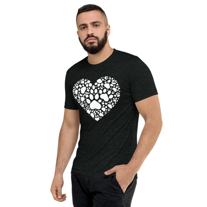 Paws of Compassion - Heart - Tri-Blend Tee