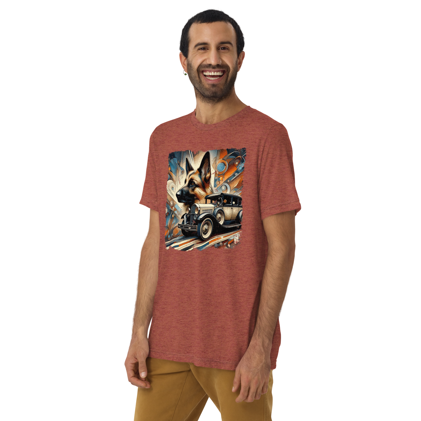 Canine Cruiser - Men's Tri-Blend Comfort Tee