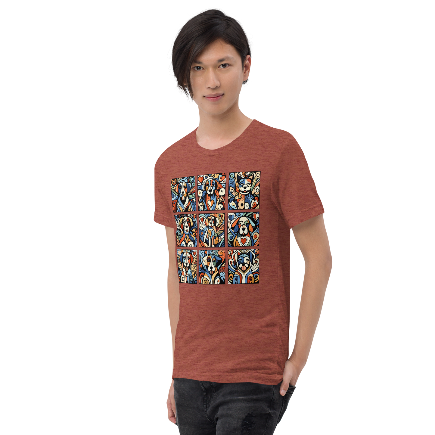 Paws in Harmony - Matisse -Men's Tri-Blend Comfort Tee