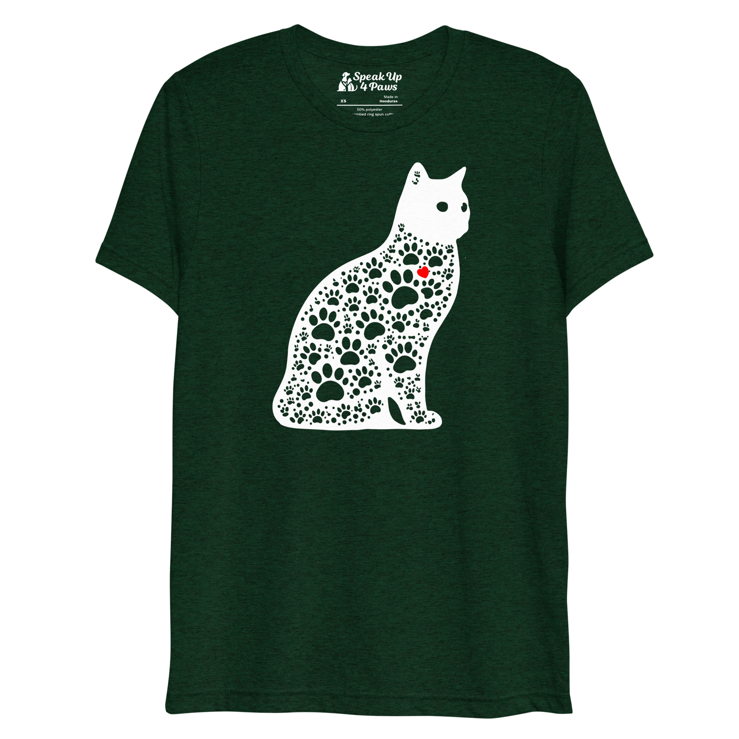 Paws in Harmony - Cat - Tri-Blend Tee