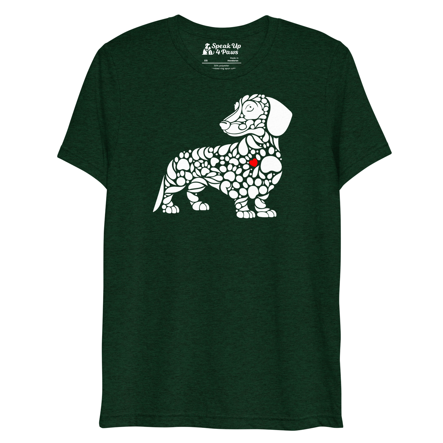 Paws of Devotion - Dachshund - Tri-Blend Tee