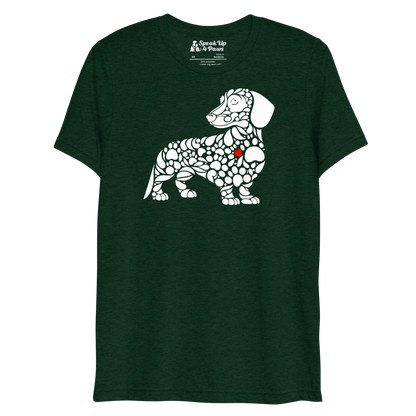 Paws of Devotion - Dachshund - Tri-Blend Tee