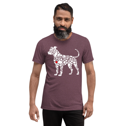 Paws of Loyalty - Pit - Men's Tri-Blend Comfort Tee