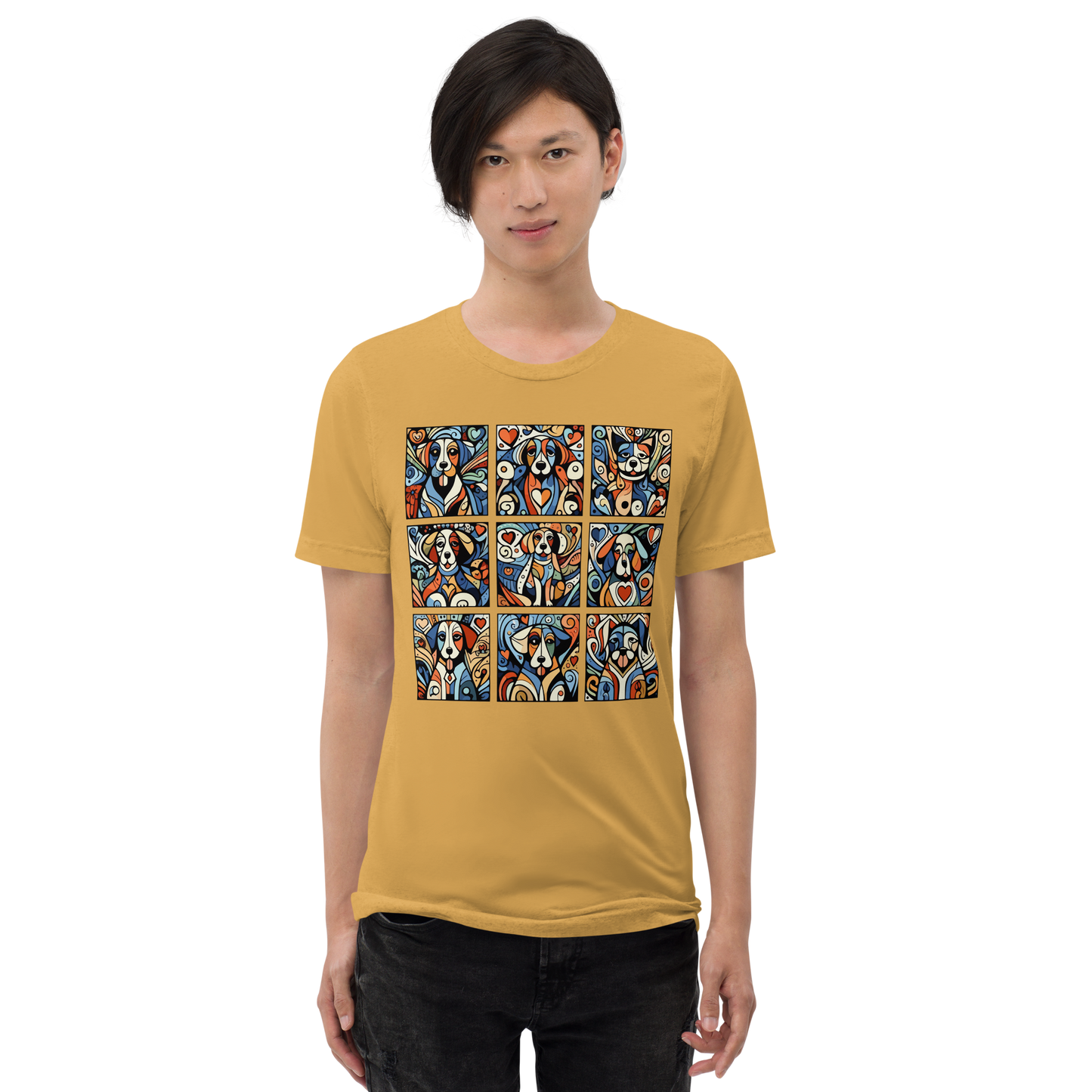 Paws in Harmony - Matisse -Men's Tri-Blend Comfort Tee