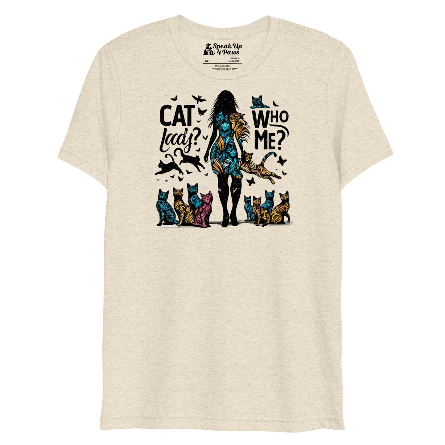 Feline Reverie - Tri-Blend Tee