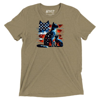 Stars and Stripes Companions -Tri-Blend Tee