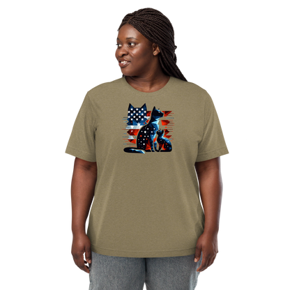 Stars and Stripes Companions -Tri-Blend Tee