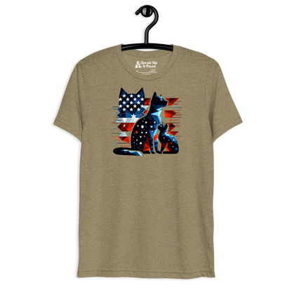 Stars and Stripes Companions -Tri-Blend Tee