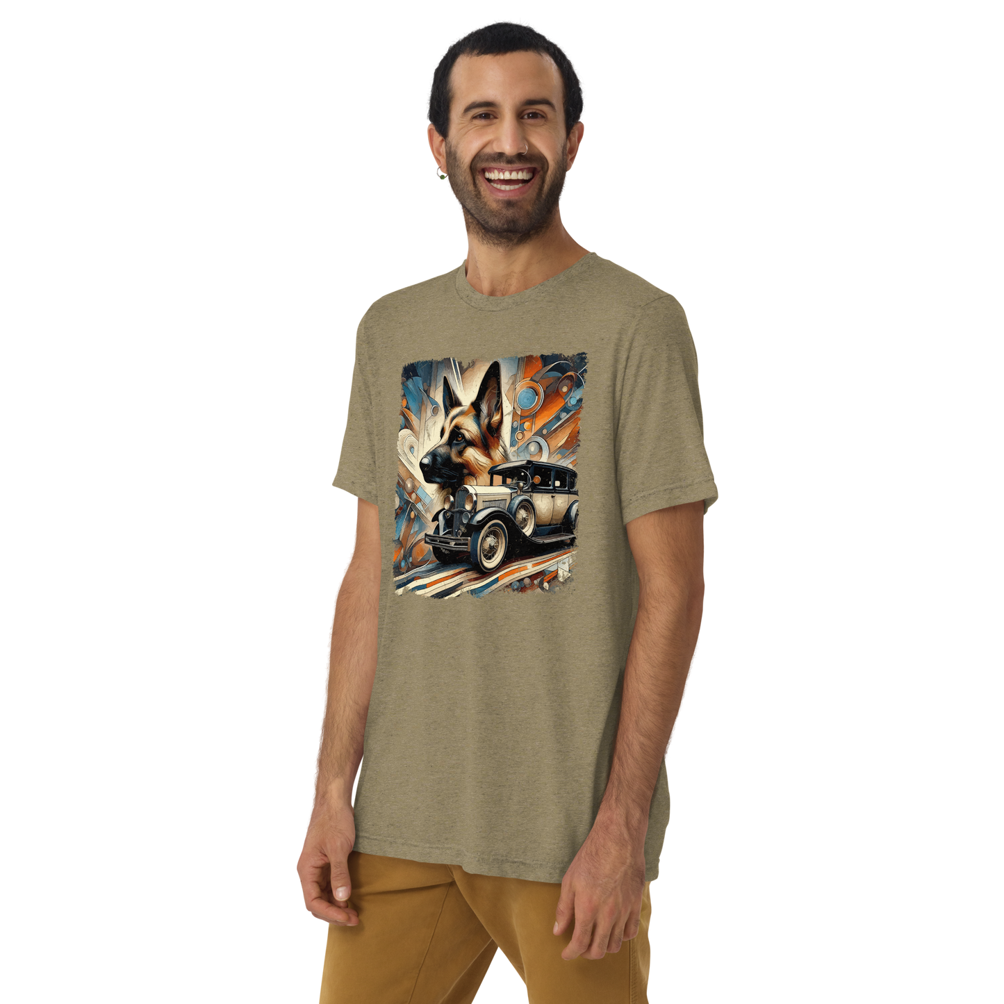 Canine Cruiser - Men's Tri-Blend Comfort Tee