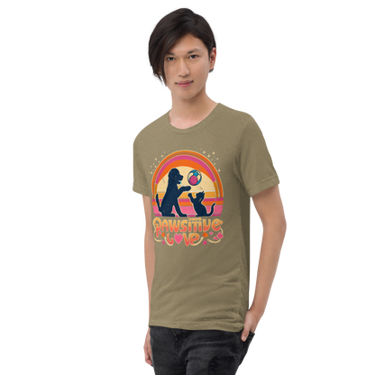 Rainbow Rendezvous - Pawsitive Love - Tri-Blend Tee