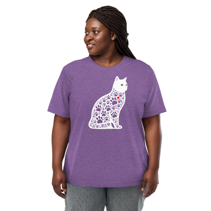 Paws in Harmony - Cat - Tri-Blend Tee