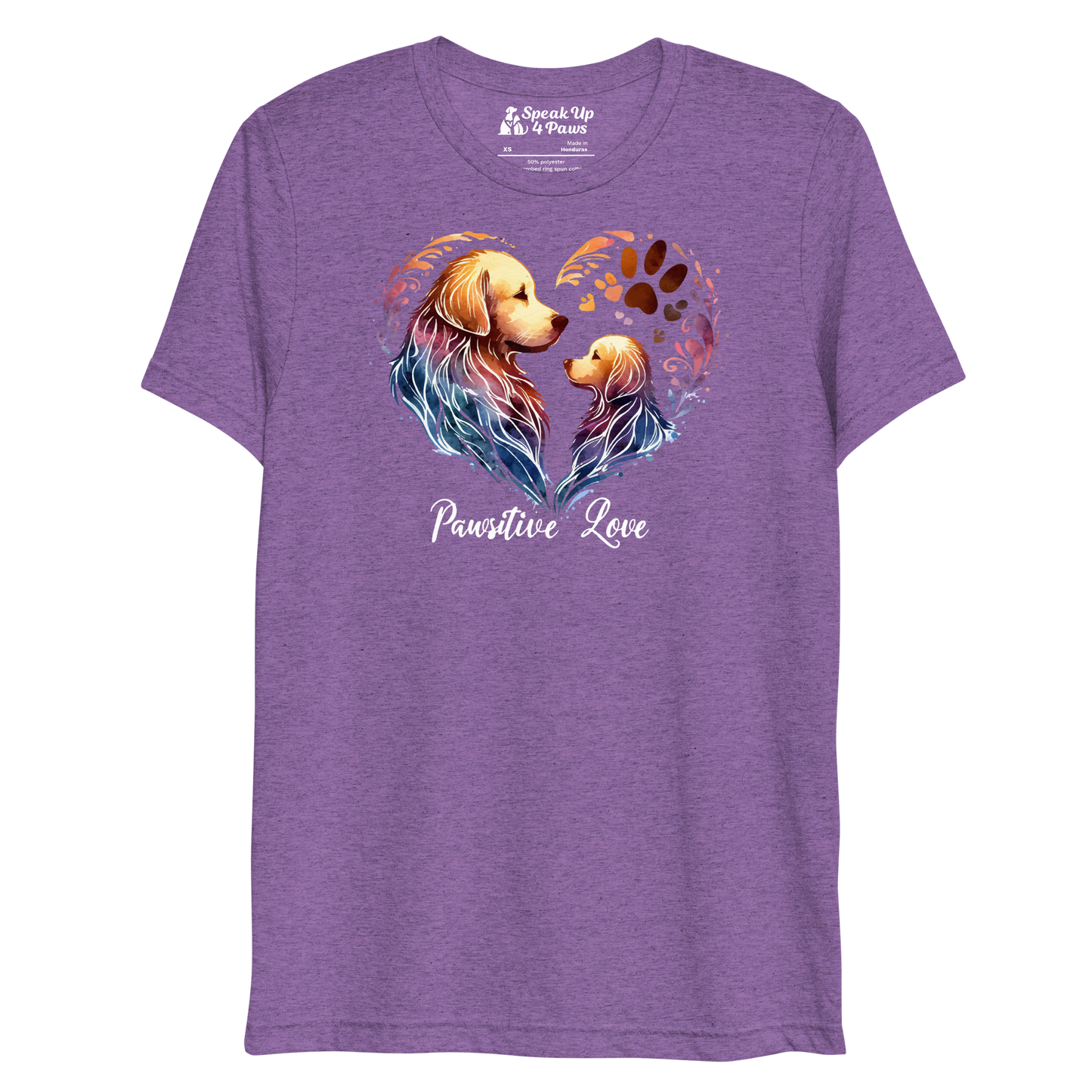 Golden Bond - Pawsitive Love - Tri-Blend Tee