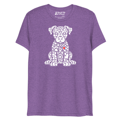 Paws of Longing - Puppy - Tri-Blend Tee