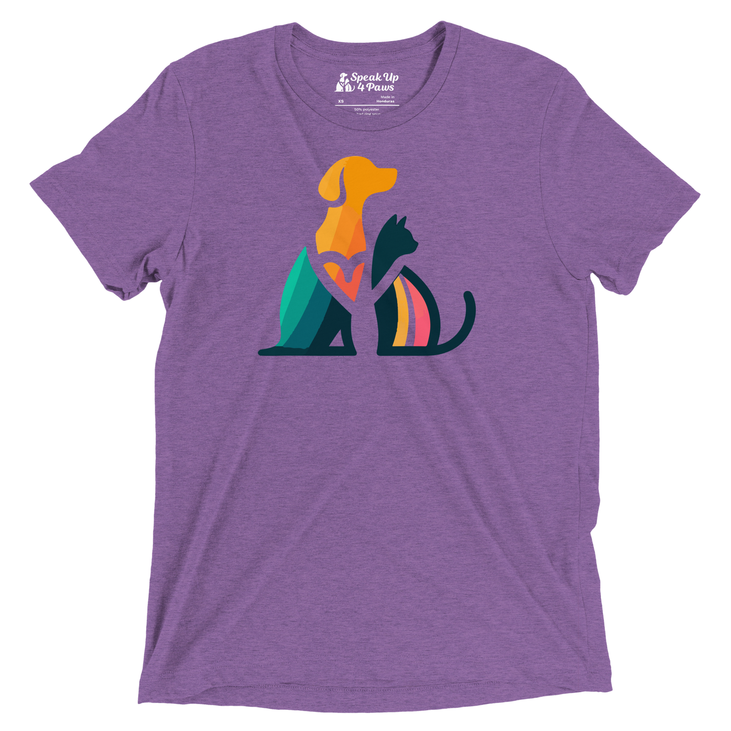 Unity Paws - Dog and Cat - Tri-Blend Tee