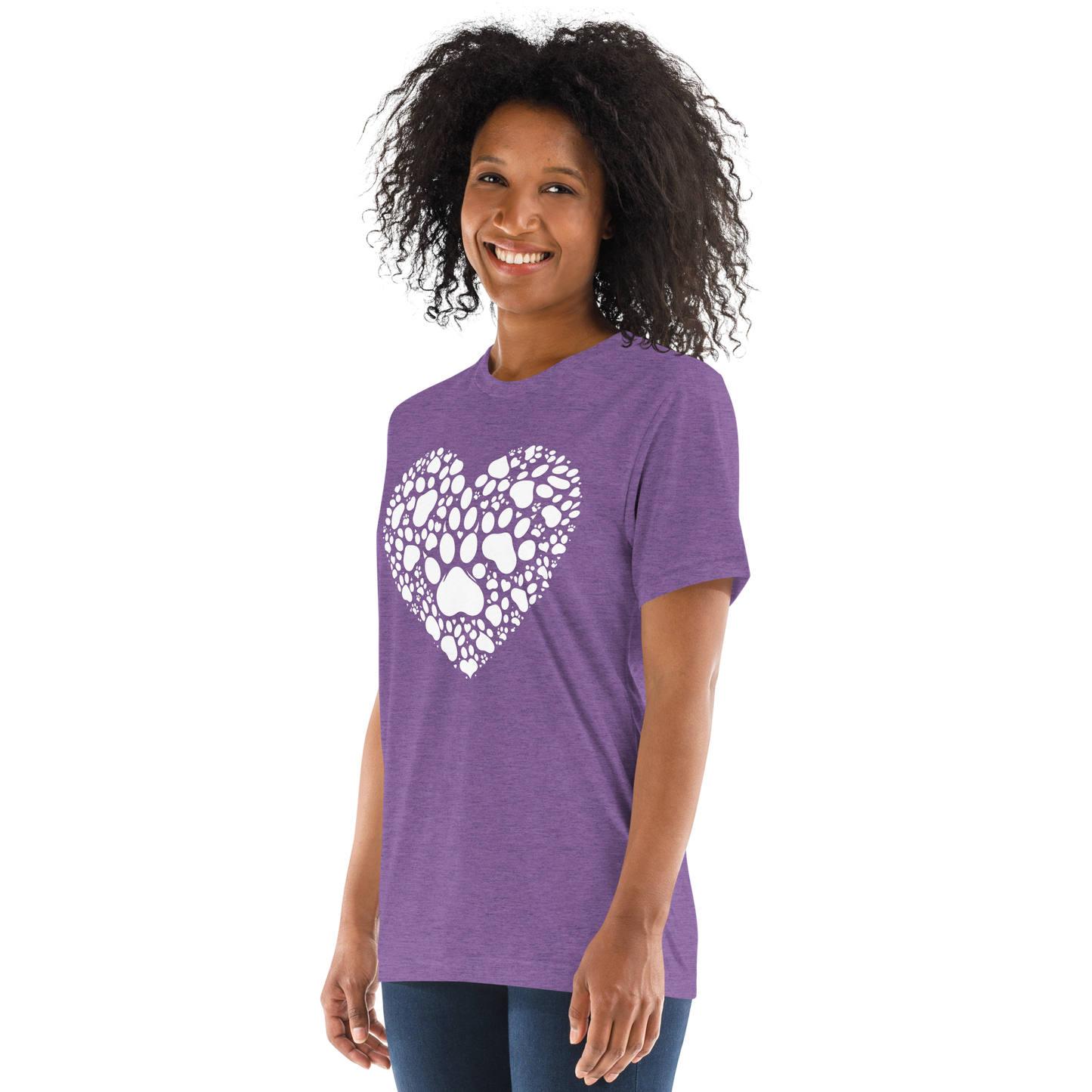 Paws of Compassion - Heart - Tri-Blend Tee