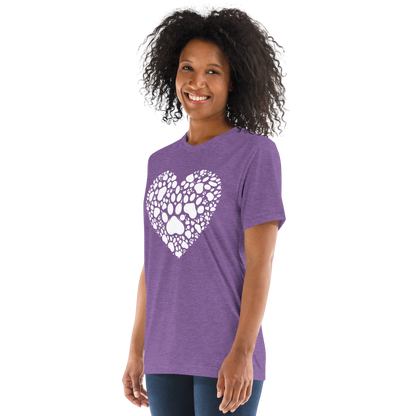 Paws of Compassion - Heart - Tri-Blend Tee