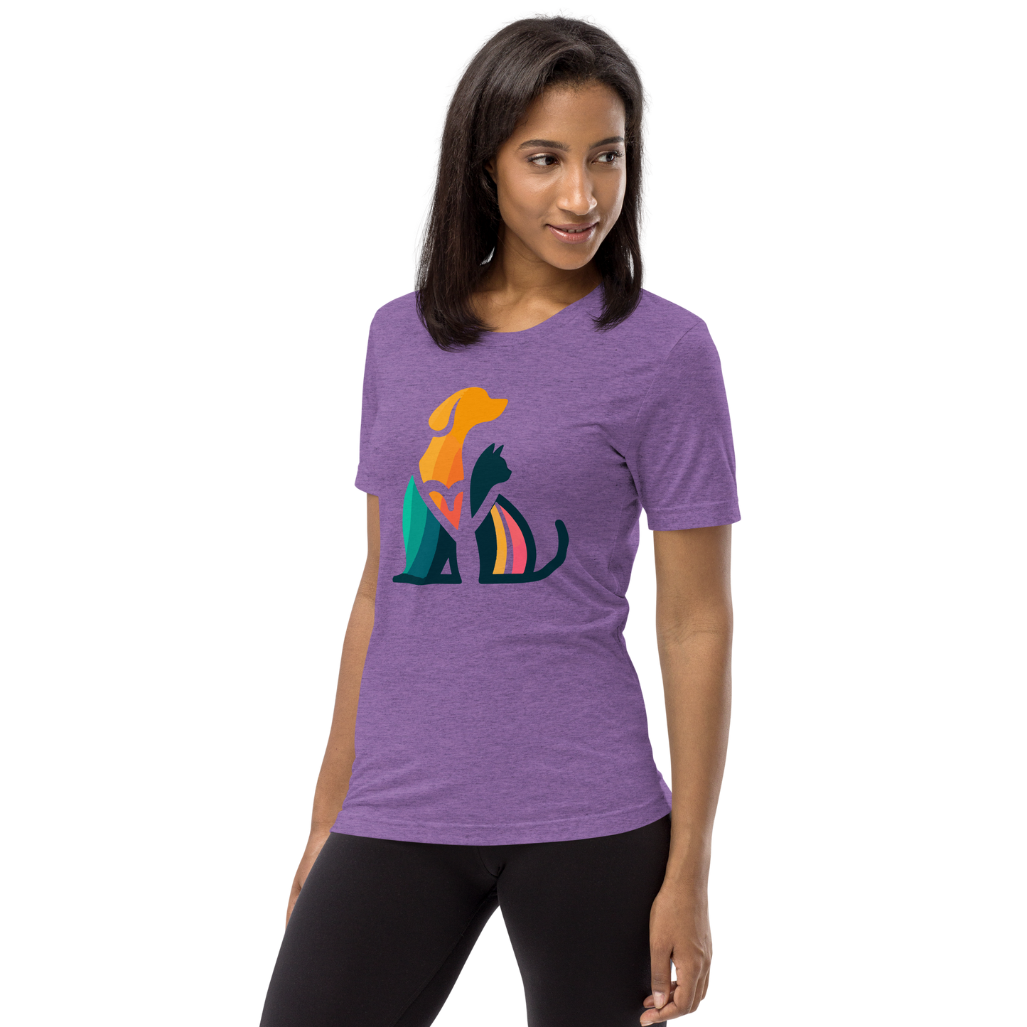 Unity Paws - Dog and Cat - Tri-Blend Tee