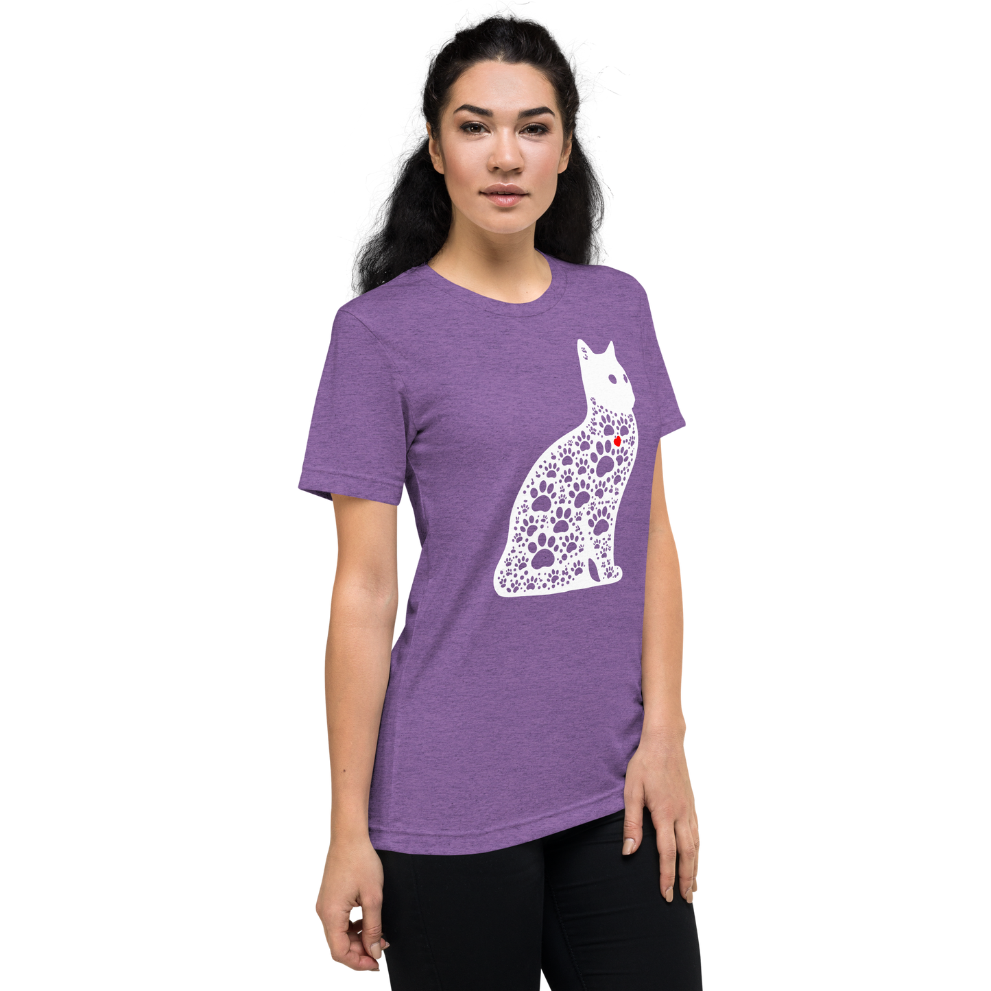 Paws in Harmony - Cat - Tri-Blend Tee