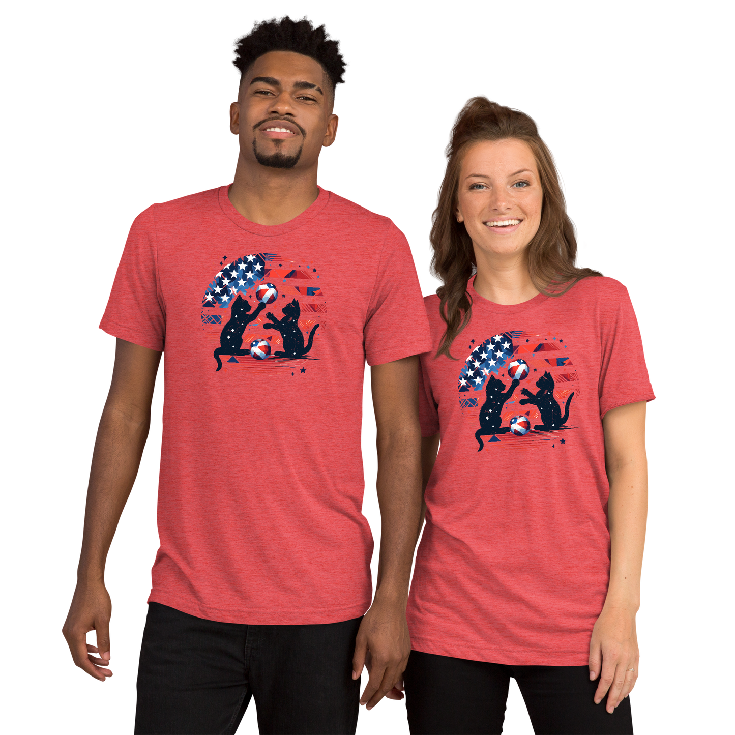 Patriotic Playtime -Tri-Blend Tee