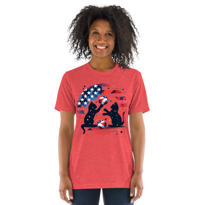 Patriotic Playtime -Tri-Blend Tee