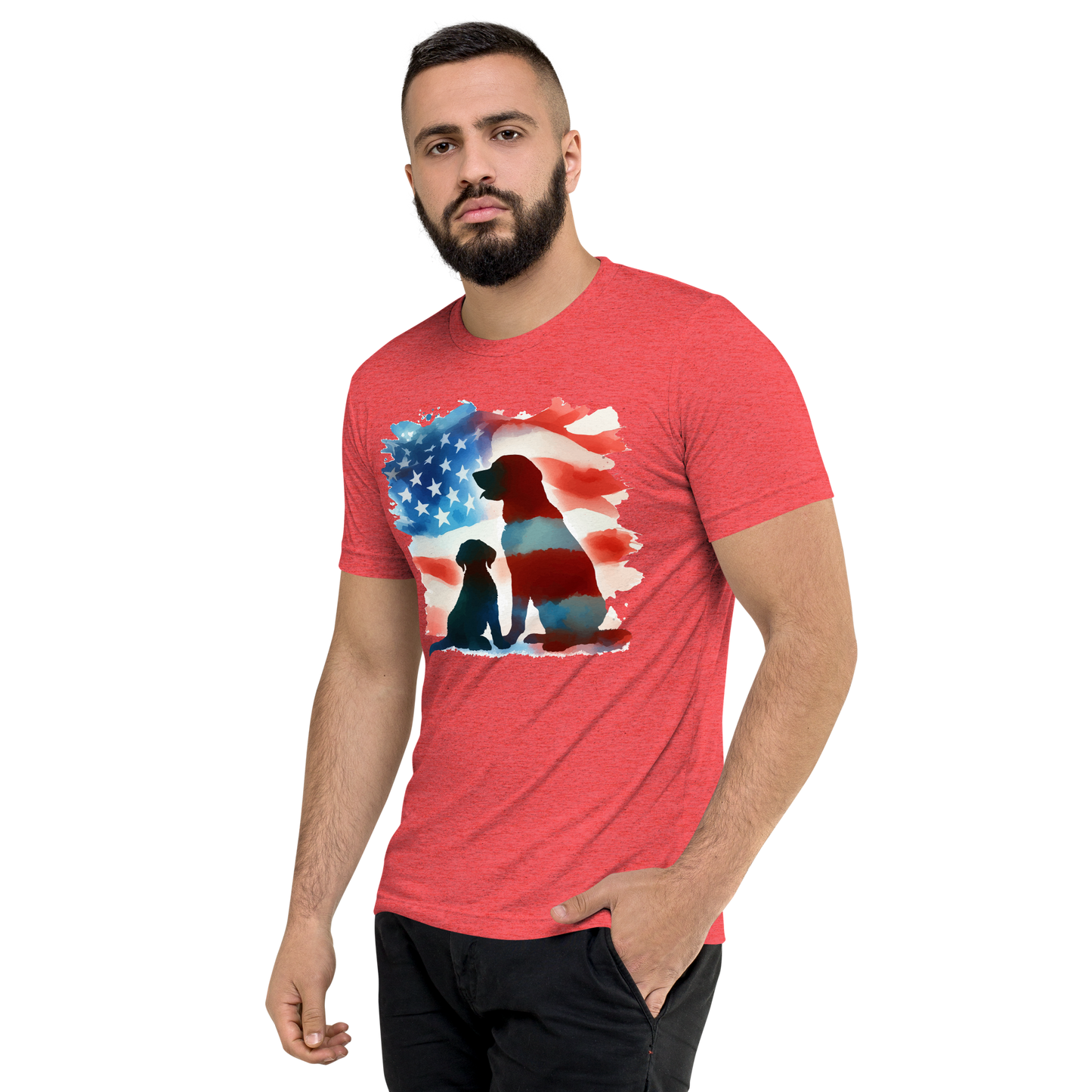 Patriotic Dreams - Men's Tri-Blend Comfort Tee