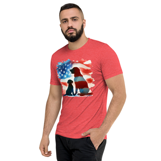 Patriotic Dreams - Men's Tri-Blend Comfort Tee