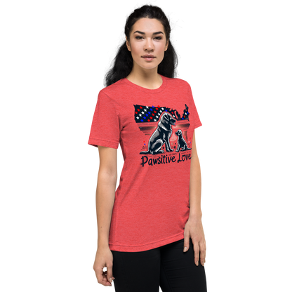 States of Devotion - Pawsitive Love - Tri-Blend Tee