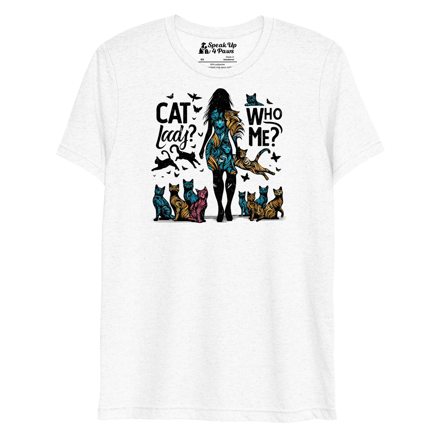 Feline Reverie - Tri-Blend Tee