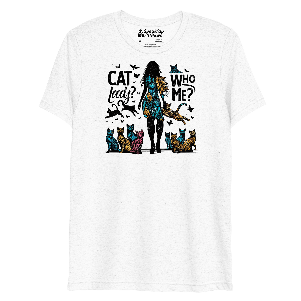 Feline Reverie - Tri-Blend Tee – Speak Up 4 Paws